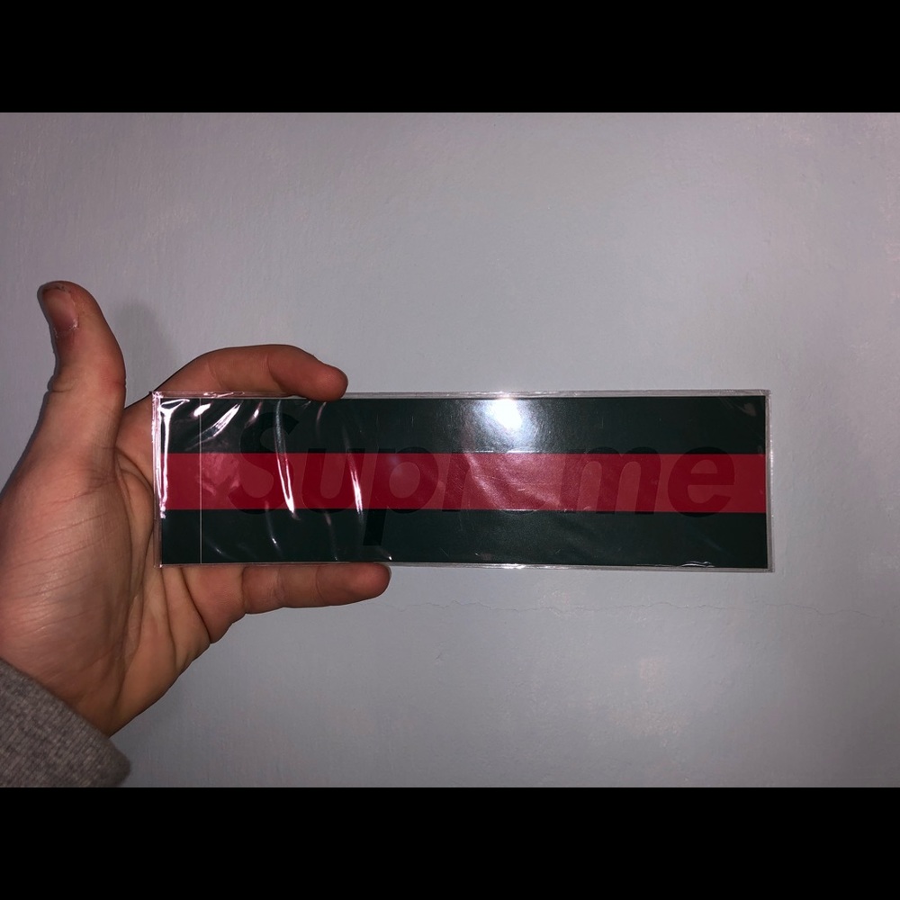 Supreme “Gucci” Box Logo Sticker